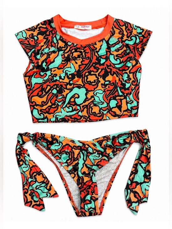Free People Other - FREE PEOPLE FP BEACH FREE-EST SONNY CROPPED TOP RENEE BIKINI BOTTOMS SWIMSUIT S